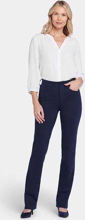 NYDJ Marilyn Straight Sculpt-Her Broek | Oxford Marineblauw