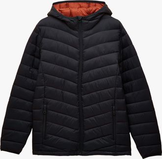 Joules Garrett Mens Showerproof Padded Jacket Navy Nylon - Size Medium