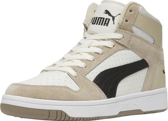 Puma Mens Rebound Layup Sneaker, Vapor Gray-puma Black-Putty, 8.5