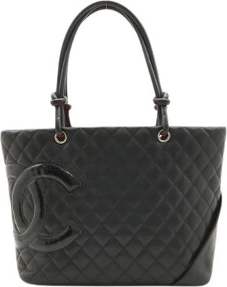 Chanel Pre-owned Tote Bags, female, Black, Size: ONE SIZE Pre-owned Vintage Tote Bag