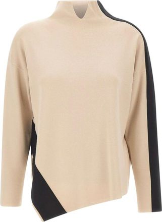 Elena Miro Truien & Vesten, Dames, Beige, S, Elena Mir&ograve; Truien Beige