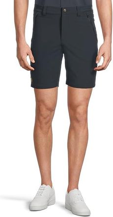 Fjällräven Abisko Trail Stretch Shorts Mens Shorts Dark Navy : 50 (US Mens 33-34) L, Elastane/Mesh/Polyamide