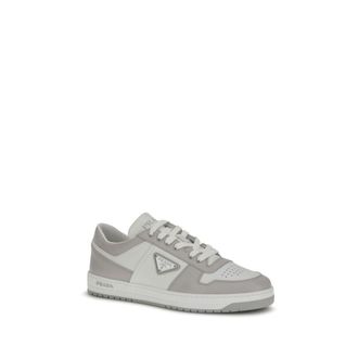 Prada Mens Multicolor Calf Leather Bos Taurus Low Top Sneakers
