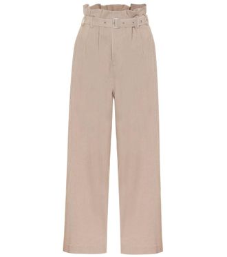 [LOW CLASSIC] /☆ 24FW PIN TUCK BOOTCUT PANTS / BROWN Low Classic Pin Tuck Bootcut Pants | Brown | FARFETCH