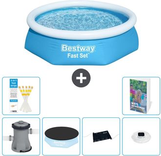 Bestway Piscina Bestway Fast Set Redonda - 244x61 Cm - 7-piezas S328