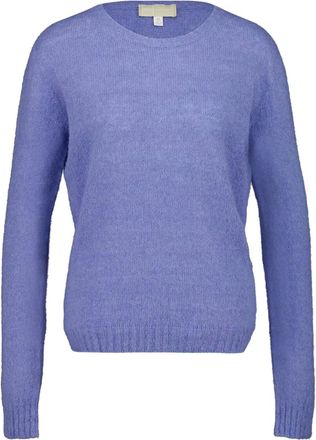 120% Lino long-sleeve maglia jumper - Blue