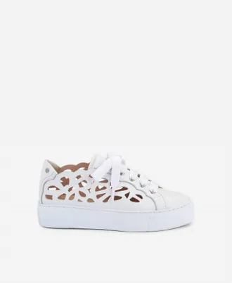 AGL Womens Mandi Cutout Sneaker In White