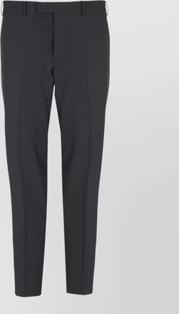 Pantaloni Torino slim fit wool tailored pants belt loops