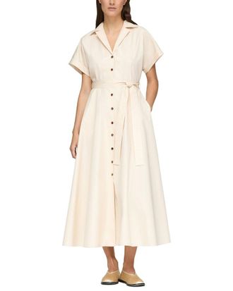 Lafayette 148 New York Notch Lapel Shirtdress