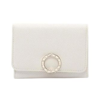 Bulgari Pre-owned Bulgari Bulgari Leren Kaarthouder - Dames - Vintage Accessoires - Wit - ONE Size - Leer - Vintage
