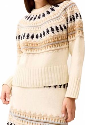 Marie Oliver Dion Sweater In Snowflake