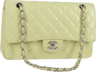 Chanel Timeless - Classic Double Flap Bag Quilted Lambskin Gold Lamb_Skin Bag (Pre-Owned)