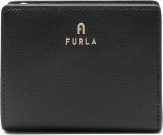 Furla logo-plaque wallet - Black