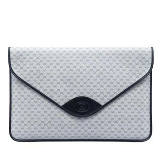 Gucci Pre-owned Clutches, female, Gray, Size: ONE SIZE Pre-owned Fabric Clutch