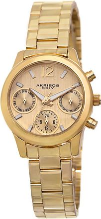 Akribos XXIV Akribos Xxiv Womens Stainless Steel Watch