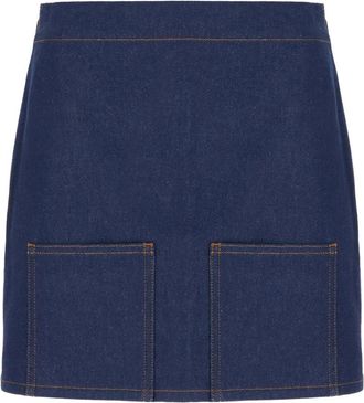 Fendi Denim Skirts, female, Blue, Size: XS Denim Mini Skirt