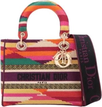 Dior Pre-owned Canvas Handbag - Dames - Vintage Handtas - Veelkleurig - ONE Size - Vintage