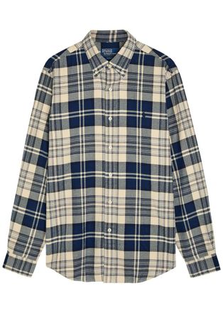 Polo Ralph Lauren Plaid Flannel Shirt - Navy - Xxl
