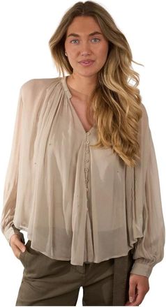 Luisa Cerano Overhemden, Dames, Grijs, XL, Blouse