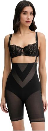 Chantelle Glam Shaping Shapewear Panty - Dames - Corrigerend ondergoed - Zwart - XL - Katoen - Ondergoed