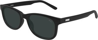 Puma PU0526S 001 Mens Sunglasses Black Size 55 - Free RX Lenses - Free RX Lenses