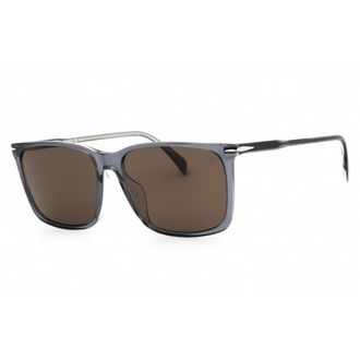 David Beckham Mens Grey Rectangular Sunglasses DB1145GS