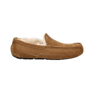 UGG Ugg, Schoenen, Heren, Bruin, 48 1/2 EU, Suède, Ascot Pantoffels Chestnut