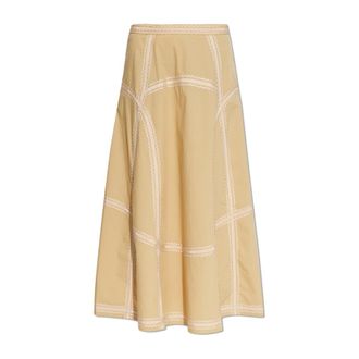 Ulla Johnson Rokken, Dames, Beige, XS, Katoen, Norah Skirt