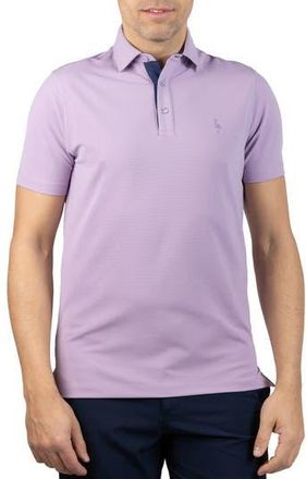 Tailorbyrd Micro Grid Performance Polo in Blush Lavender at Nordstrom Rack, Size X-Large