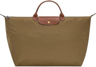 Longchamp Large Le Pliage Original Travel Bag in Olive at Nordstrom