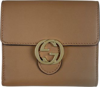 Gucci Brown Leather Wallet (Bi-Fold) (Pre-Owned)