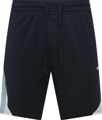 HUGO BOSS Heren Pyjamashort Balance Katoenmix (Donkerblauw)