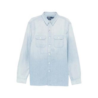 Ralph Lauren Mindi Shirt - Heren - Spijkeroverhemden - Blauw - S - Denim - Overhemden