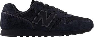 New Balance Heren 373 su&egrave;de sportschoenen (Zwart/Magneet Grijs)