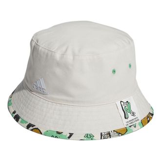 adidas Aadidas x Atmos Pink x Jenny Kaori Reversible Bucket Hat White GT0104