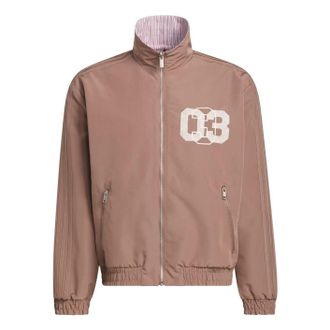 adidas Firebird Coach Jacket Asia Sizing Trace Brown Team Victory Red KU0514