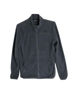 The North Face Mens 100 Glacier Full Zip Fleece Jacket in Grey Recycled Polyester