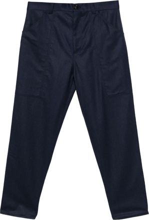 Brunello Cucinelli Pantaloni in lana vergine - Blu