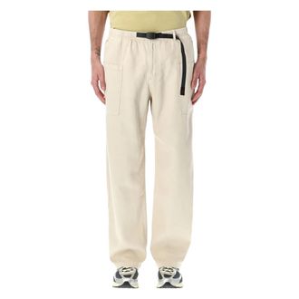 Gramicci Straight Trousers, male, Beige, Size: S Relaxed Pant