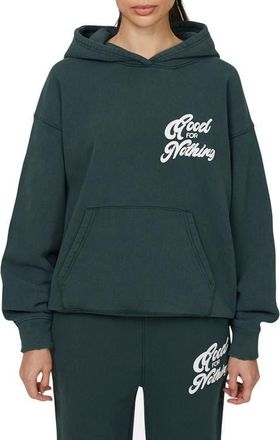 Good For Nothing Funk Relaxed Hoodie in Green at Nordstrom, Size X-Small Uk
