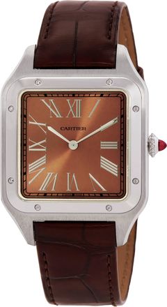 Cartier Santos-Dumont X-Large Model Hand Wind Mens Watch WGSA0113