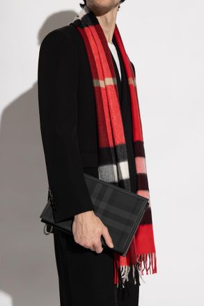 Burberry Frame Handbag, Mens, Black