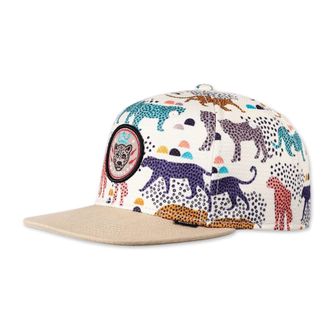 Djinns Gepard Linen Khaki 6P Snapback Cap - One-Size