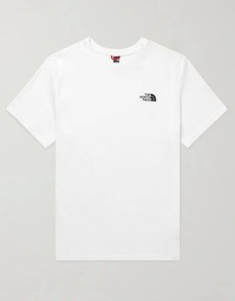 The North Face Mens The North Face Mens Simple Dome Short Sleeve T-shirt in White - Size: 42