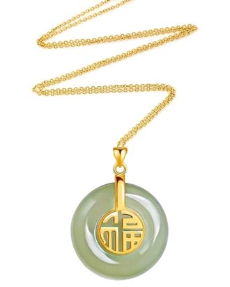 Liv Oliver 18K 13.25 Ct. Tw. Jade Necklace