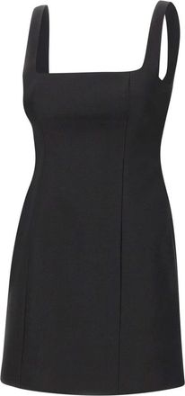 Twentyfourhaitch Marfa Mini Jurk - Dames - Korte kleedjes - Zwart - XS - Rayon - Kleedjes