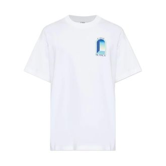 Casablanca LArche T-Shirt - male - Casablanca - T-Shirts - White - XL - Tops