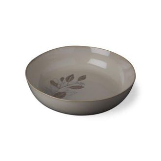 Tag Eucalyptus Ivory Ceramic Serving Bowl Dishwasher Safe in Beige at Nordstrom