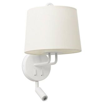 Faro Barcelona Faro montreal - Reading Light Wall Light White, E27