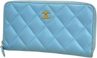 Chanel Pre-owned Portamonete Vintage - - Pre-owned - Donna - Blu - ONE SIZE